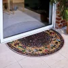 Best Tempsl Tapis mosaïque extérieur demi-lune