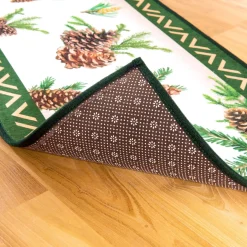 Clearance Tempsl Tapis pommes de pin