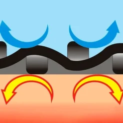 Sale Tempsl Tee-shirt seconde peau Jaune S/M - taille L/XL