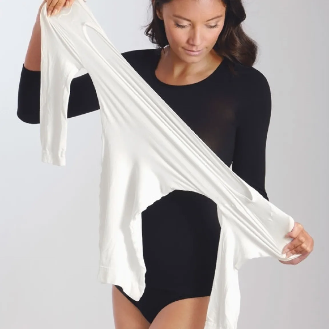 Sale Tempsl Tee-shirt seconde peau Jaune S/M - taille L/XL