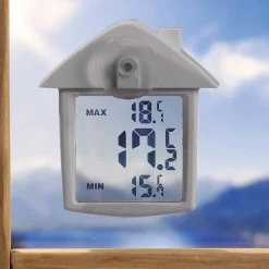 Outlet Tempsl Thermomètre de fenêtre numérique